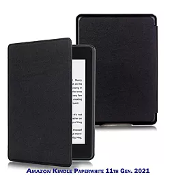 Чехол на электронную книгу BeCover Smart Case для Amazon Kindle Paperwhite 11th Gen. 2021 Black (707202) - фото Чехол на электронную книгу BeCover Smart Case для Amazon Kindle Paperwhite 11th Gen. 2021 Black (707202)