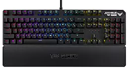 Клавиатура Asus TUF Gaming K3 Kailh Red Switches USB (90MP01Q0-BKRA00) Black - фото Клавиатура Asus TUF Gaming K3 Kailh Red Switches USB (90MP01Q0-BKRA00) Black