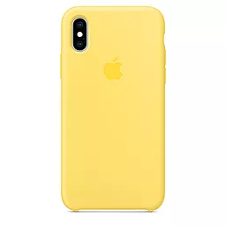 Чохол Apple Silicone Case PB для Apple iPhone X, iPhone XS  Canary Yellow