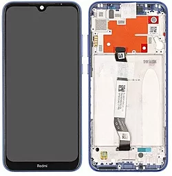 Дисплей Xiaomi Redmi Note 8T с тачскрином и рамкой, оригинал, Blue