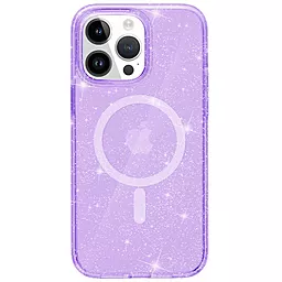Чохол Epik Galaxy Sparkle MagFit для Apple iPhone 13 Pro Max Purple+Glitter - мініатюра 2