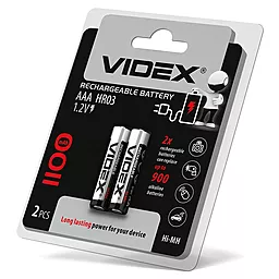 Аккумулятор Videx AAA (R03) 1100mAh 2шт