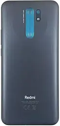Задняя крышка корпуса Xiaomi Poco M2 Pitch Black - фото Задняя крышка корпуса Xiaomi Poco M2 Pitch Black