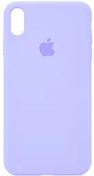 Чехол Silicone Case Full для Apple iPhone X, iPhone XS Light Purple