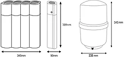 Фільтр (система) зворотнього осмосу Aquafilter EXCITO-OSSMO - мініатюра 2