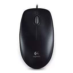 Комп'ютерна мишка Logitech B100 Optical USB (910-003357) Black - фото Комп'ютерна мишка Logitech B100 Optical USB (910-003357) Black