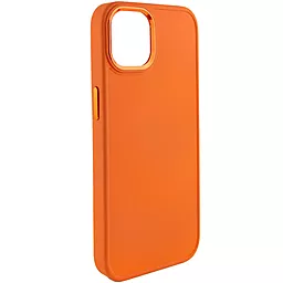Чехол Epik TPU Bonbon Metal Style для Apple iPhone 13 (6.1") Оранжевый / Papaya - миниатюра 2