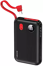 Повербанк Usams US-CD128 PB48 10000 mAh Black - фото Повербанк Usams US-CD128 PB48 10000 mAh Black