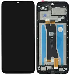 Дисплей ZTE Blade A55 с тачскрином и рамкой, Black
