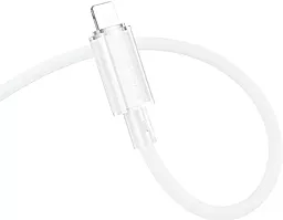 Кабель Borofone BX112 Lemon USB Type-C - Lightning 27w 3a 1м PD сable White - фото Кабель Borofone BX112 Lemon USB Type-C - Lightning 27w 3a 1м PD сable White