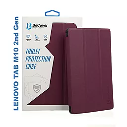 Чехол для планшета BeCover Smart Case Lenovo Tab M10 TB-X306F HD (2nd Gen) Red Wine (705974) - фото Чехол для планшета BeCover Smart Case Lenovo Tab M10 TB-X306F HD (2nd Gen) Red Wine (705974)
