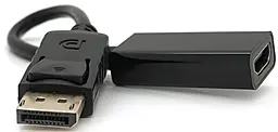 Відео перехідник (адаптер) Display Port - HDMI v1.4 4k 30hz 0.15m black (YT-C-DP(M) / HDMI(F)) EasyLife