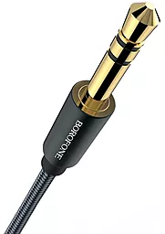 Аудио кабель Borofone BL3 AUX mini Jack 3.5mm M/M Cable 1 м gray - миниатюра 4