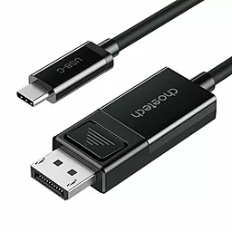 Відеокабель Choetech USB Type-C - DisplayPort v1.4 8k 30hz 1.8m black (XCP-1803-BK)