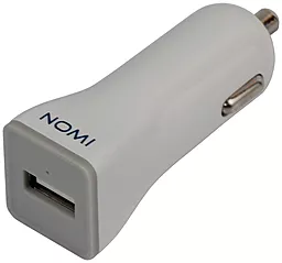 Автомобильное зарядное устройство Nomi CC02111 1USB 1A White - миниатюра 2