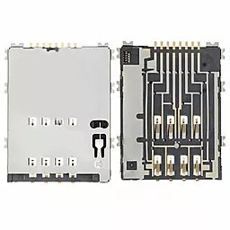 Коннектор SIM-карты Samsung S5250 / S5750 / Galaxy Tab 2 P5100 / Galaxy Tab P6800 / P7500