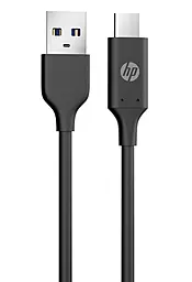 Кабель HP USB-A - Type-C 15w 3a 2м cable Black (HP_DHC-TC101-2M)