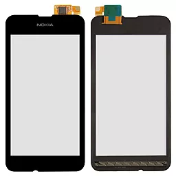 Сенсор (тачскрін) Nokia Lumia 530 (RM-1017, RM-1019) (original) Black