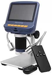 Мікроскоп Andonstar AD106S, USB/с дисплеем, 2,0 Мп, верхняя подсветка, плавная регулировка кратности, до 220Х - мініатюра 2