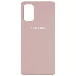 Чехол Epik Silicone Cover (AAA) Samsung G985 Galaxy S20 Plus Pink Sand