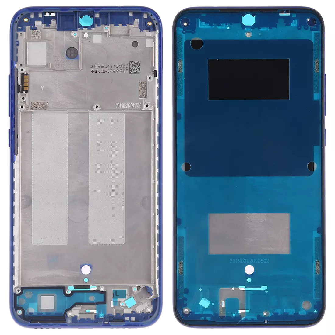 Рамка дисплея Xiaomi Redmi 7 Blue - фото 1