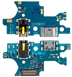 Нижняя плата Samsung Galaxy A7 2018 A750 с разьемом зарядки наушников и микрофоном Original - фото Нижняя плата Samsung Galaxy A7 2018 A750 с разьемом зарядки наушников и микрофоном Original
