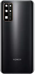 Задняя крышка корпуса Huawei Honor 30 со стеклом камеры Midnight Black - фото Задняя крышка корпуса Huawei Honor 30 со стеклом камеры Midnight Black