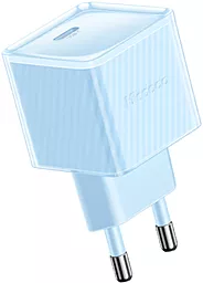 Сетевое зарядное устройство McDodo 20W GaN PD USB-C Blue (CH-3772)