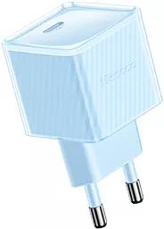 Сетевое зарядное устройство McDodo 20W GaN PD USB-C blue (CH-3772) - фото Сетевое зарядное устройство McDodo 20W GaN PD USB-C blue (CH-3772)