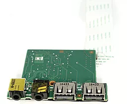 Универсальный разъем для ноутбука USB 2.0 (2 шт) на плате №14 - фото Универсальный разъем для ноутбука USB 2.0 (2 шт) на плате №14