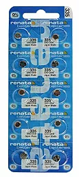 Батарейки Renata SR512SW (335) 10шт 1.55 V