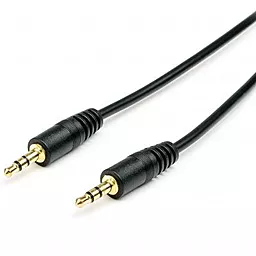 Аудио кабель Atcom AUX mini Jack 3.5mm M/M Cable 0.8 м чёрный (17434)