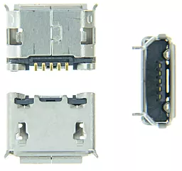 Універсальний роз'єм зарядки №05 ver. B Pin 5, Micro-USB, відстань між ніжками кріплення 7 мм (з юбкою) - фото Універсальний роз'єм зарядки №05 ver. B Pin 5, Micro-USB, відстань між ніжками кріплення 7 мм (з юбкою)