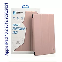 Чехол для планшета BeCover Soft Edge с креплением Apple Pencil для Apple iPad 10.2" 7 (2019), 8 (2020), 9 (2021)  Pink (706815)
