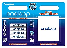 Аккумулятор Panasonic AAA (R03) Eneloop 750mAh 4шт + case (BK-4MCCEC4BE) - фото Аккумулятор Panasonic AAA (R03) Eneloop 750mAh 4шт + case (BK-4MCCEC4BE)