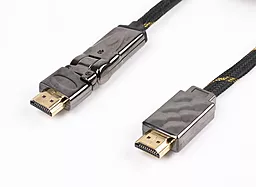 Видеокабель Viewcon HDMI v1.4 поворотный (VD516-3M) - миниатюра 2