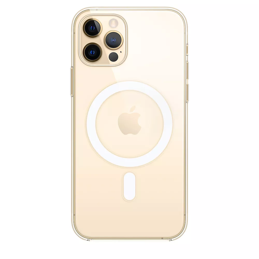 Чохол Silicone Case Full with MagSafe для Apple iPhone 12 Pro Max Clear - фото 3