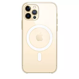 Чохол Silicone Case Full with MagSafe для Apple iPhone 12 Pro Max Clear - мініатюра 3 Чохол Silicone Case Full with MagSafe для Apple iPhone 12 Pro Max Clear - мініатюра 3