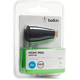 Видео переходник (адаптер) Belkin HDMI AF to HDMI CM (mini) (F3Y042bt) - миниатюра 2