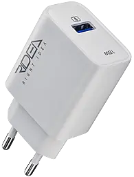 Сетевое зарядное устройство Ridea RW-18120 Rapid 18w QC3.0 USB-A home charger white - фото Сетевое зарядное устройство Ridea RW-18120 Rapid 18w QC3.0 USB-A home charger white
