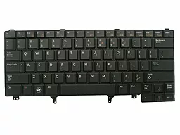 Клавіатура для ноутбуку Dell Latitude E6320 з підсвічуванням Black