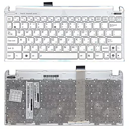 Клавіатура для ноутбуку Asus EEE PC 1011 1015 1016 1018 1025 X101 біла