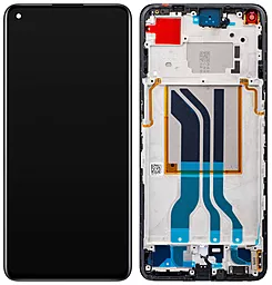 Дисплей Realme GT2 с тачскрином и рамкой, оригинал, Black - фото Дисплей Realme GT2 с тачскрином и рамкой, оригинал, Black
