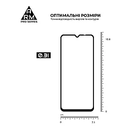 Защитное стекло ArmorStandart Pro Xiaomi Redmi 10C, Poco C40 Black (ARM61297) - миниатюра 3