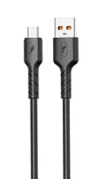 USB Кабель SkyDolphin S07V TPE High Elastic Line micro USB Cable Black