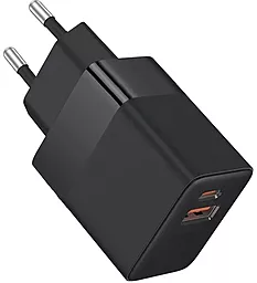 Мережевий зарядний пристрій 4U AlterGaN 30w USB-C/USB-A ports fast charger black (PAAG301U1CB) - фото Мережевий зарядний пристрій 4U AlterGaN 30w USB-C/USB-A ports fast charger black (PAAG301U1CB)