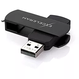 Флешка Exceleram 16GB P2 Series USB 2.0 (EXP2U2BB16) Black