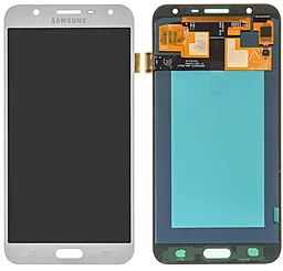 Дисплей Samsung Galaxy J7 Neo J701 з тачскріном, (OLED), Silver
