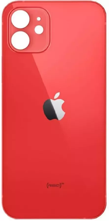 Задняя крышка корпуса Apple iPhone 12 mini (big hole) Red - фото 1