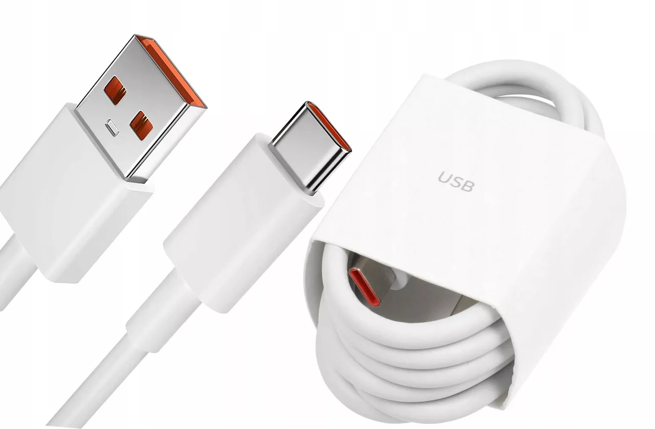 Кабель Xiaomi Original USB-A - Type-C 120w 6a 1м cable White - фото 4